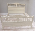 wonderful old french provencal style double bed